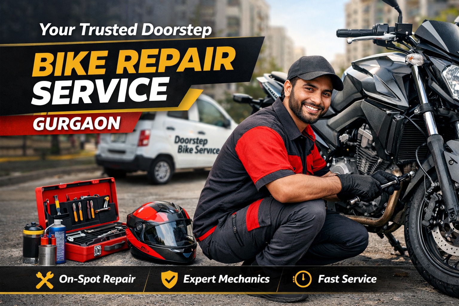 bike repair at home gurgaon